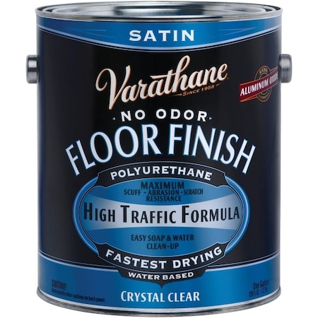 Varathane Satin Water-Based Diamond Floor Finish, Gallon 230231